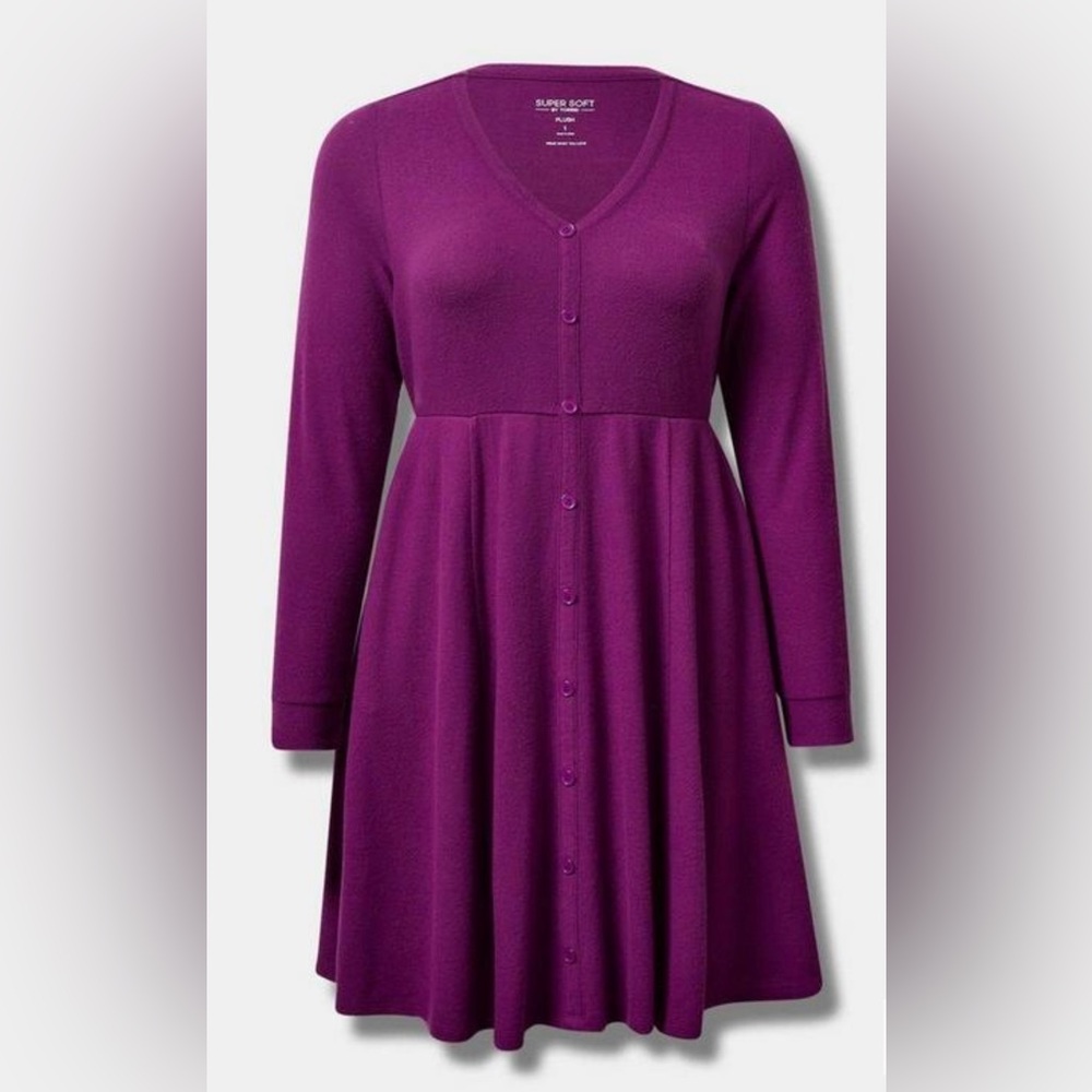 Torrid 1x Dress 💜 - Picture 1 of 10
